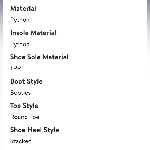 NWOT platform Chelsea python ankle boot - Picture 14 of 16